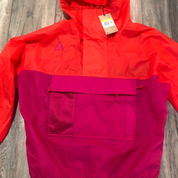 Nwt’s Nike NRG ACG Anorak HD CD7634-634 Jacket Hoodie Hood Walking Sport Men’s - Picture 3 of 13